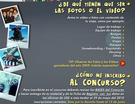 Bases del Concurso Fotos y Videos USE