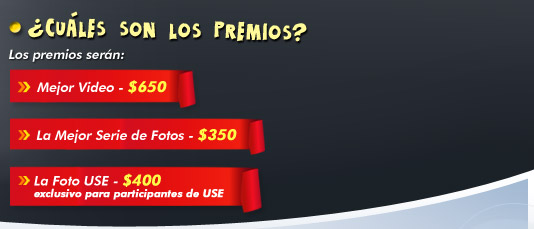 Premios del Concurso de Fotos y Videos USE